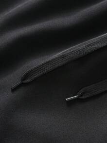 Women's 2-In-1 Running Shorts, Curved Hem Built-In Liner With Zipper Pocket For Gym & Workout Sports - Black - View 8