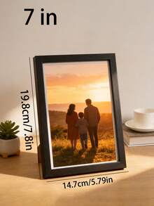 可定制简约设计相框，桌面或壁挂式相框，房间装饰礼品创意，适合情人节装饰，1 件装，高品质，时尚定制，个性化，独特，送给男朋友/女朋友的理想礼物，适合情人节、周年纪念日、婚礼、客厅、家居、生日、毕业典礼等场合。 - 彩色 - 查看 13