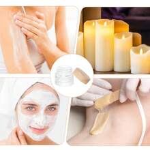 6Pcs 0.18 Oz Small Travel Lotion Containers With Lids Glass Sample Empty Round Cosmetic Jar Bottles For Creams Makeup Lotion Toiletries Storage White 5 Gram - Trắng + 5 gram - Xem 4