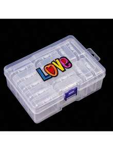 1 Set Clear Plastic Square Jewelry Storage Box With 1 Outer Box + 14 X 5.5cm Inner Boxes Used For Packaging, Organizing And Storing Fishing Tackle, Beads, Jewelry, Nail Accessories, Rhinestones & Hardware - 5.5cm - View 10