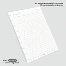 ISCOOL Disc Notebook Refill Lined Classic 50 F 90g M - M (17cm x 23cm) - Ver 4
