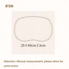 1个婴儿枕，0-1岁新生儿棉纱布平枕，卡通熊印花，婴儿安抚枕垫，适合日常使用