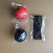 可调节头带拳击反应球，拳击装备 - 彩色 - 查看 5