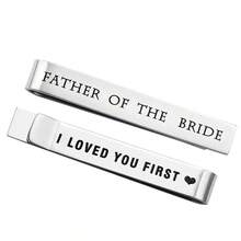 1pc Stainless Steel Simple Tie Clip, Laser Engraved Gift - Wedding Tie Clip Favor, Provided By Bride For Groomsmen, Stainless Steel Tie Clip - Silver - View 7