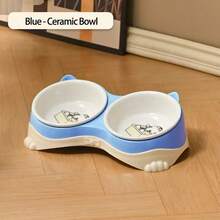 2-in-1 Futter- und Wassernäpfe für Haustiere, keramischer Anti-Verschütt-Futternapf und Trinknäpfe für Katzen - 150 ml - Übersicht 10