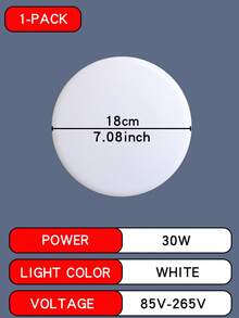 高亮度LED灯泡 E27 30W 40W 60W 85-220V 室内LED灯泡，适用于家庭照明、客厅，低能耗LED灯泡，日光白 - 白色 - 查看 15