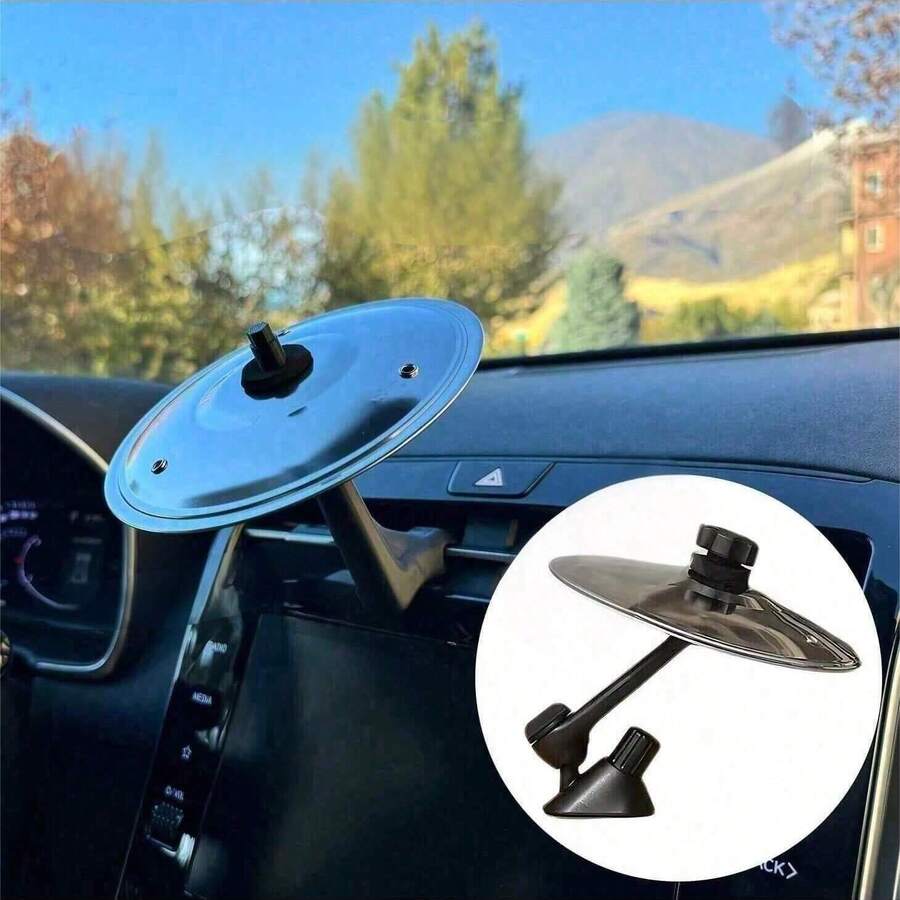 1pc Car Crash Drum, Car Air Vent Drum, Mini Drum For Music Lovers, Compact And Durable Car Accessory Suitable For Various Vehicle Models, Easy To Install And Sturdy - Multicolor - View 1