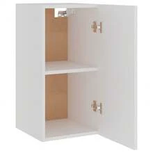 vidaXL Armoire suspendue "Lyon" Blanc 29,5 x 31 x 60 cm Bois d'ingénierie - Blanc - Voir 6
