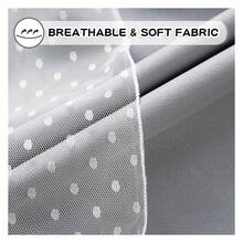 Blackout Curtains 70% Room Darkening - Grey Polka Dot Sheer, 52x95 Inch, 2 Panels With Grommets - Bedroom Decor For - 如圖19 - 查看 5