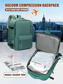 Myco 15.6 Inch Business Laptop Bag, Large Capacity A4 Compatible, Lightweight, Shock-Resistant, Waterproof, Shoulder Strap, Dual-Directional Luggage Handle, Suitable For Business, Commuting, Men , Valentines Gifts - Multicolor - View 2