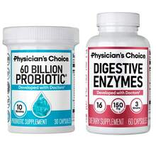 Physician's Choice Hack Your Tummy Bundle: Bloating, Digestion & Immune Support For Men & Women With Digestive Enzymes & 60 Billion Probiotic - 標準 - 查看 10