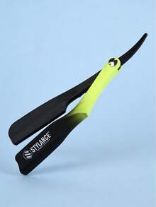 1pc Sturdy High Quality Gradient Black Painted Handmade Shaving Razor Holder, Barber Shop Men's Professional Shaving Tool Razor Stand - Safety Razor - View 2