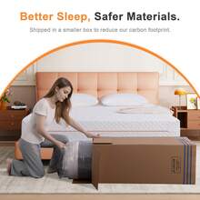 Twirest Memory Foam Mattress 15/18/20/25 CM Single Double 135*190cm Mattress Silence Edge Support Breathable Knitted, Soft And Skin Friendly Cloth Boxed - White - View 8