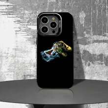 Funda para teléfono J-JurassicS R-Rebirth W-World para 17,16,15,14,13,12,11,Pro,Max,Plus, cubierta negra mate a prueba de golpes - Z6 - Ver 6