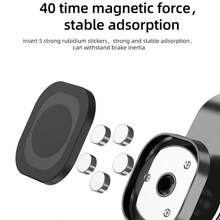 1个全新创意车载磁吸手机支架，夹式车载出风口手机支架，牢固固定，即使在颠簸路面或极端条件下也能稳定吸附手机，车载手机配件/车载手机支架 - 1pc出風口磁吸支架 - 查看 9