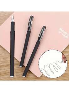 1-18 قطعة/مجموعة أقلام جل بلاستيكية ملونة، رأس رفيع 0.5 مم، كتابة سلسة، جفاف سريع، مع مشبك، أسود/أزرق/أحمر، لوازم مكتبية ومدرسية، مناسبة للطلاب الابتدائيين، مثالية للمدرسة والمكتب والكتابة اليومية - متعدد الألوان - مشاهدة 9