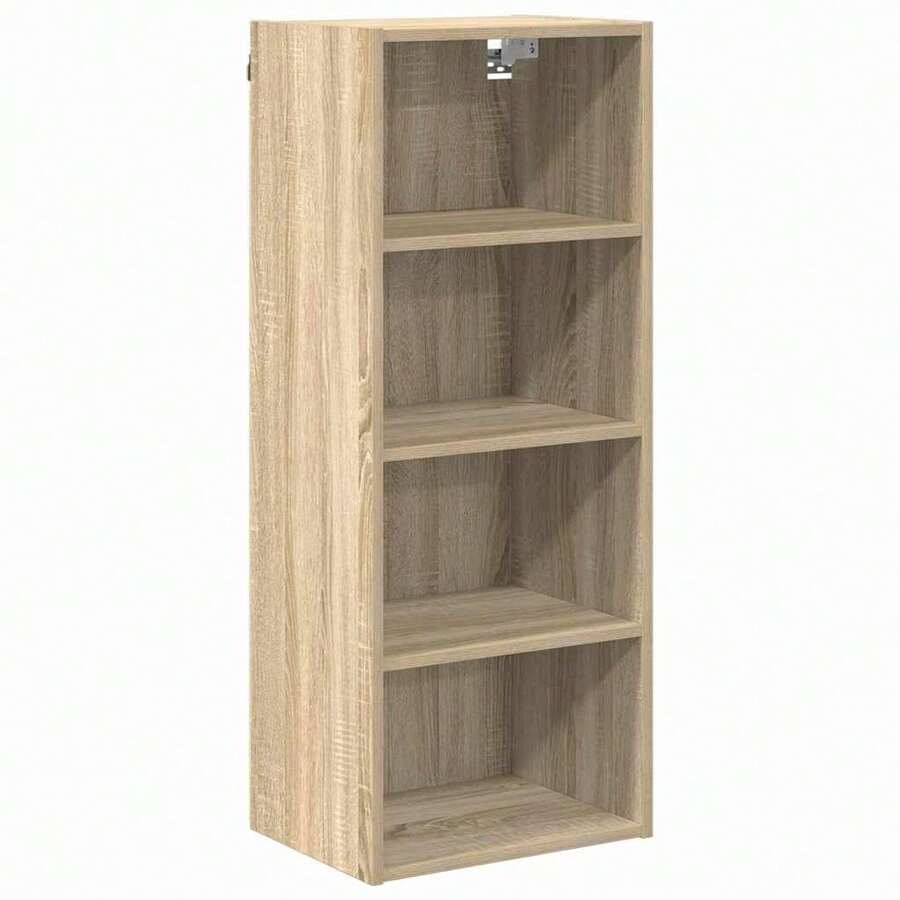 vidaXL Armario suspendido con almacenamiento Chêne Sonoma 40 x 29,5 x 100 cm - Marrón - Ver 1