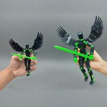 3D打印T13可动人偶，机甲可动人偶，13号机器人模型，Nova 13可动人偶，收藏家桌面摆件礼品 - 彩色 - 查看 5