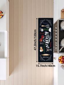 DAJIANG 1 tấm thảm chùi chân, thảm chống trượt cho nhà bếp, thảm phong cách tối giản thoải mái, thảm dài cho nhà bếp/hành lang, thích hợp cho phòng tắm, nhà bếp, ngoài trời, trong nhà, hành lang, phòng ngủ, phòng khách, có thể giặt máy, phụ kiện nhà bếp, thảm có thể giặt, thảm trải cửa/thảm tiền sảnh dễ vệ sinh. - Nhiều màu - Xem 15