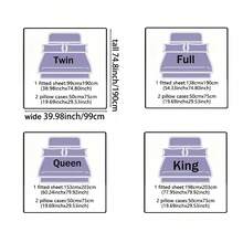 Pink Checkerboard Cherry & Bow Bedding Set (1 Fitted Sheet + 2 Pillowcases) - Cute Aesthetic - Multicolor - View 3