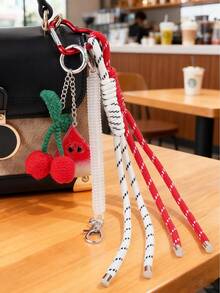 包包挂饰 樱桃可爱钥匙挂绳 - 彩色 - 查看 1