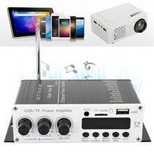 mhjAmplificador de Audio USB 3 en 1 U Disco Tarjeta TF Reproducir Radio Amplificador de Potencia Entrada Estéreo AUX//Salida de 2.0 Canales Reproductor de Pantalla Digitalsleeping Bags - 219165114 - Ver 6