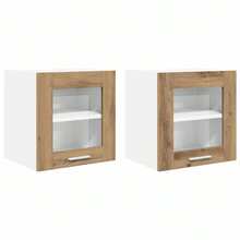 vidaXL Armadio Sospeso Riga 2 pz Chêne artigianale 40 x 31 x 40 cm - Castano - Visualizzare 1