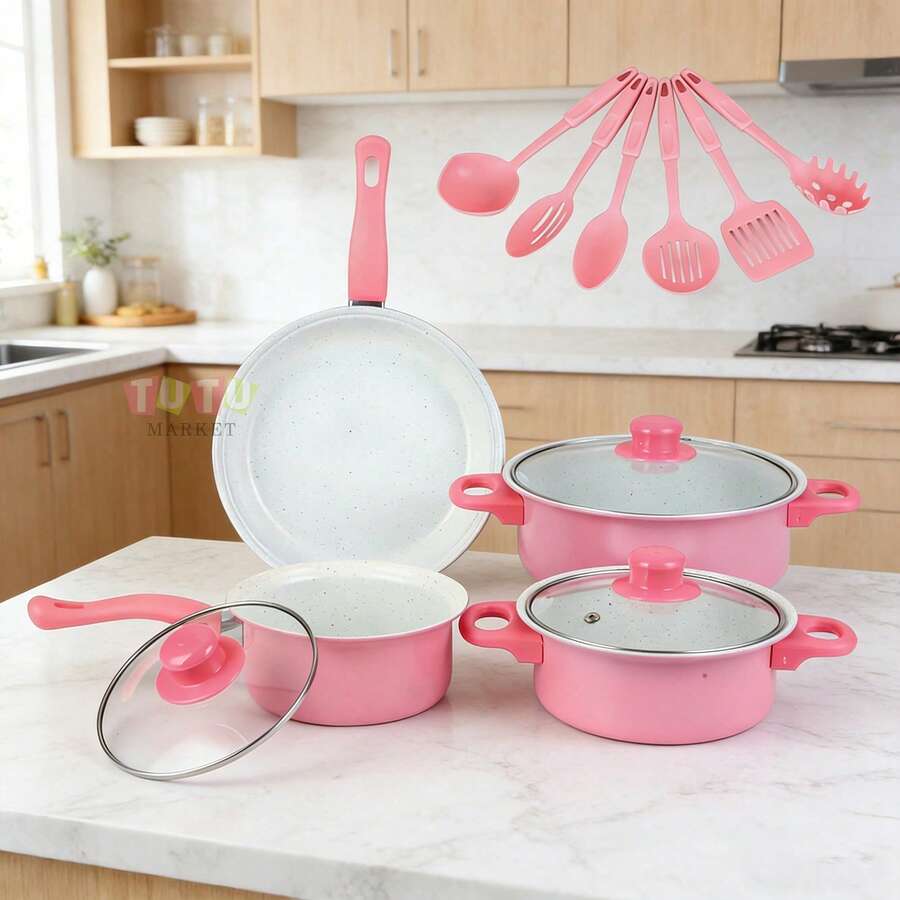 Cookware Sets - ורוד - ראה 1