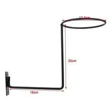 TendenciaPerchero Porta Casco Motos Pared C/ TornilleríaCalidad premium - Blanco - Ver 4