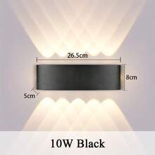 2pcs Modern LED Wall Lights, Indoor/Outdoor Waterproof Wall Lamps, IP65, Aluminum/Plastic Wall Sconces, 110V/220V, 2W/4W/6W/8W/10W, 3000K Warm White, Suitable For Bedroom, Living Room, Kitchen, Balcony, Hallway, Garden, Park, Garage - LED Wall Light - View 18