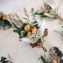 1/3/5/7/9pcs Boho Dried Flower Bouquet Mini Wedding Handmade Dry Flowers Decor For Vase Crafts DIY Photo Boutonniere For Men Floral Plant Wedding Home Accessories Arrangement Bouquet Valentine'S Day Gift - F11 - View 14