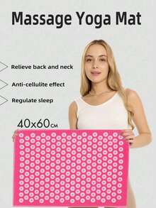 Acupressure Mat, Massage Yoga Mat, Acupuncture Pad, Relieve Pain And Stress, Back And Body Pain Relief, Spike Mat, Foot Massage Mat - Multicolor - View 2