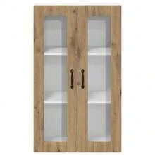 vidaXL Meuble mural de cuisine Chêne artisanal 60 x 31 x 100 cm - Tabac - Voir 6