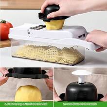 TendenciaMultifuncional Cortador De Verdura Espiralizador De VerdurasCalidad premium - Blanco - Ver 9