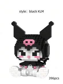 Sanrio Approximately 400pcs/Box Hello Kitty Building Blocks, Including My Melody, Cinnamoroll, Pompompurin, Kuromi And Other Cartoon Character Blocks - Collectibles, Perfect Halloween And Valentine's Day Gifts