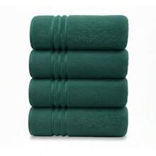 4XXL Super Jumbo Bath Sheet Set Of 4 – Extra Large 190cm X 90cm Big Towels, Ultra Soft Luxury Cotton, Highly Absorbent Quick Dry Bath Sheets For Home, Hotel, Spa, Gym – Oversized Large Bathroom Sheets In 12 Colours