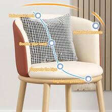 Mesa Redonda Comedor Conjunto Mesa Y Sillas Comedor Mesa Y Sillas De Negociación Conjunto Moderno para Cafetería Balcón Sala De Estar Oficina Light Blue - Azul claro - Ver 5