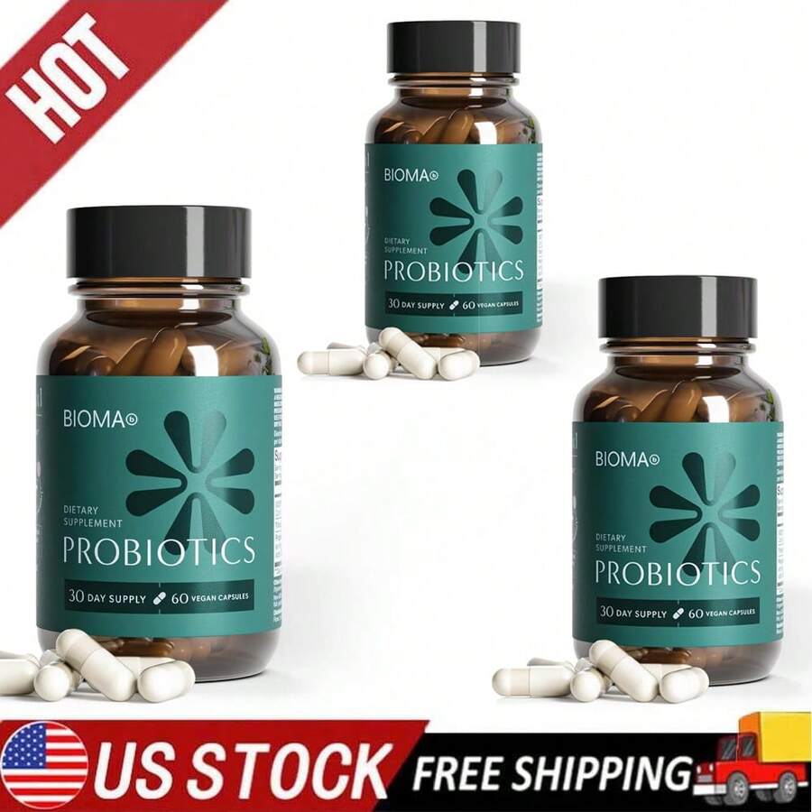 Digestive Balance Probiotic Capsules | With Xylooligosaccharides, Tributyrin & Bifidobacterium | For Men & Women, 60 Delayed-Release Capsules (30-Day Supply) | Vegan & Gluten-Free - 3 - 查看 1