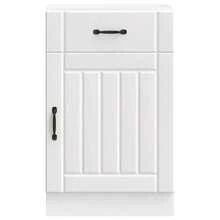 vidaXL Armario de cocina Lucca blanco madera de ingeniería - Blanco - Ver 4