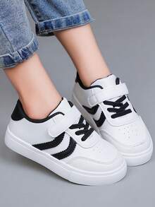 1双儿童白色运动鞋，婴幼儿鞋，秋季新款男女童休闲运动鞋 - 白色 - 查看 3