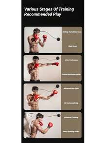 LOTANK Boxningsboll för barn och vuxna med reflexformad pannband, roligt interaktivt boxningsträningsspel för föräldrar och barn, förbättrar reaktionshastigheten, hand-öga-koordination, boxningsboll för barn, motion och familjeband