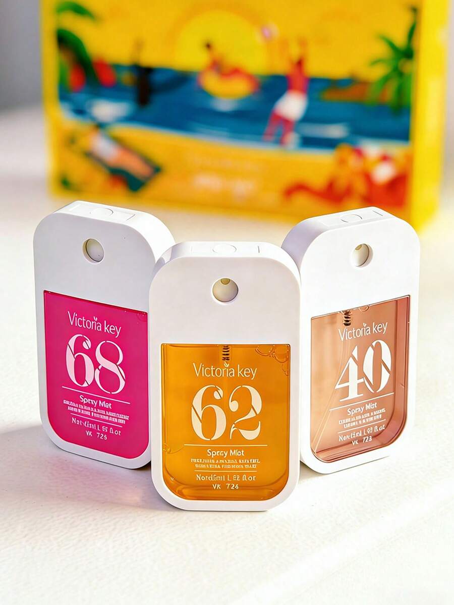 Bộ 3 món - Hộp đựng thẻ di động, chai xịt nước hoa 45ml, hương hoa tươi mát, lưu hương lâu, có thể nạp lại, tiện lợi mang theo, lăn khử mùi unisex, nước hoa du lịch, nước hoa mini bỏ túi, phù hợp mọi mùa, hương thơm lâu dài, có thể thay thế nước hoa nữ của các thương hiệu nổi tiếng, 3 lựa chọn mùi hương khác nhau. - Nhiều màu - Xem 1