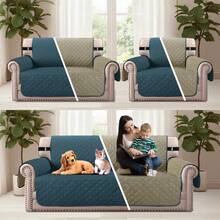 TendenciaFundas Para Sillones 2 Vista Sofá Protector Cubre Sofá 3pzasCalidad premium - Gris claro - azul marino - Ver 1