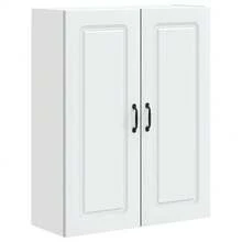 vidaXL Armoire de cuisine avec rangement Kalmar Blanc 80 x 31 x 100 cm - Blanc - Voir 1