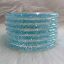 Pulseiras empilháveis de 7 peças com várias camadas, joias fofas com pedrinhas, perfeitas para aniversários e férias, diversas cores disponíveis. Pulseira de gelatina da moda para mulheres. - pedra de nascimento - Ver 17