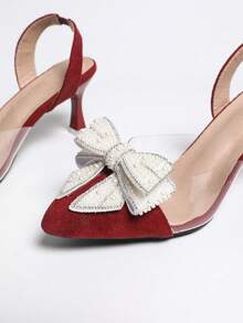 Sandal cao gót dành cho thanh thiếu niên - Đỏ - Xem 9