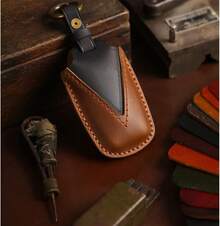 Car Key Case - Brown - View 3