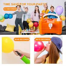 AOYI Portable Electric Balloon Pump With Dual Nozzles And Knotter, Electric Balloon Inflator Time Saving , Suitable For Party Decorations, Gatherings, Suitable For Graduation Gifts, Bachelor Party Gifts, Graduation Gifts, Back To School Gifts, Wedding Guest Return Gifts, Halloween, Christmas Decorations, Birthday Party Decorations And Wedding Supplies, Room Decorations - View 3