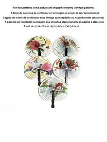 1/10/30/50/80/100 件白色心形折叠纸扇，婚礼装饰