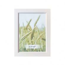 1pc Or 5pcs Classic White Photo Frames (Photo For Reference Only, Random Photo Paper Included), Simple And Elegant Frame Design, Suitable For Desktop Or Wall Display, Decoration For Bedroom, Living Room, Etc. - White - View 7